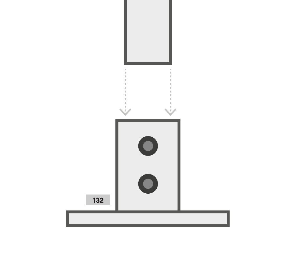 Handrail step 1